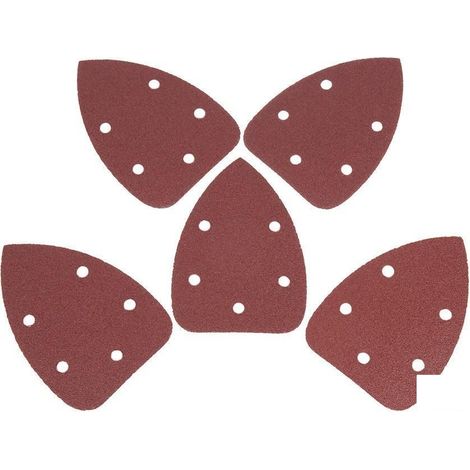 Pack 5 hojas de lijado lijadora mouse 100 x 140 mm grano 80 (1/4)