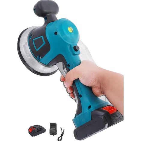 Máquina niveladora vibratoria para baldosas, 6 velocidades, funcionamiento inalámbrico, con batería. (1/2)