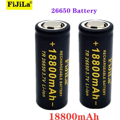 26650 lithium battery, 3.7V, 18.8mAh, power lithium battery for flashlights and backup power supplies. (1/5)