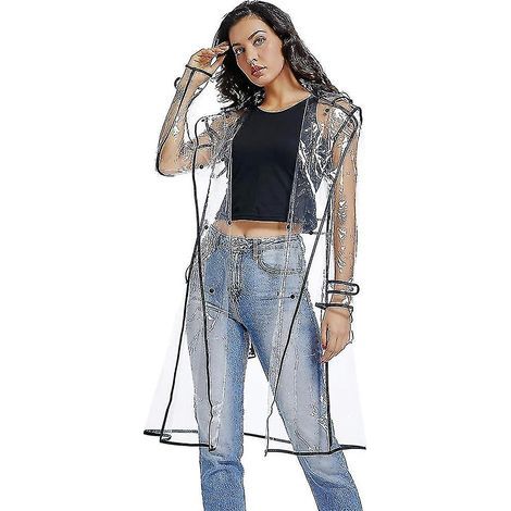 Imperméable imperméable léger et pliable, ponchos de pluie transparents (1/5)
