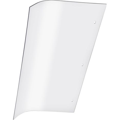 SWANEW Tettoia per Porta Pensilina Tettoia per Porta e Finestre Protezione Esterna 40 x 80 cm Montaggio a incasso