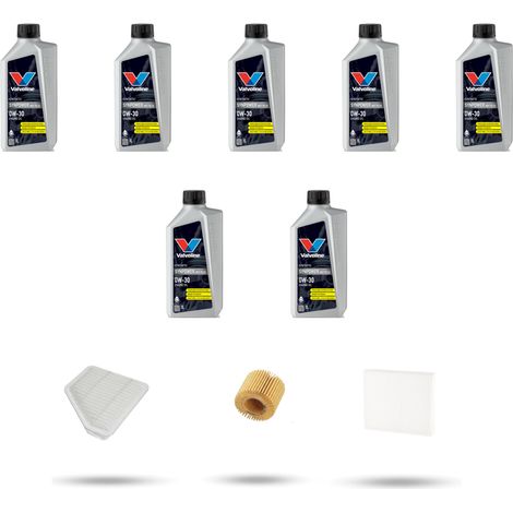 Kit tagliando 3 FILTRI e 7L OLIO compatibile con Toyota Verso 2.0 D-4D 93kw Dal 2009 (1/5)