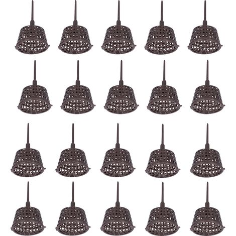 Panier de Fertilisation en Plastique 20PCS, Boîte Durable Anti-Vieillissement pour Bonsaï avec Couvercle, pour Plantation et Engrais (1/5)