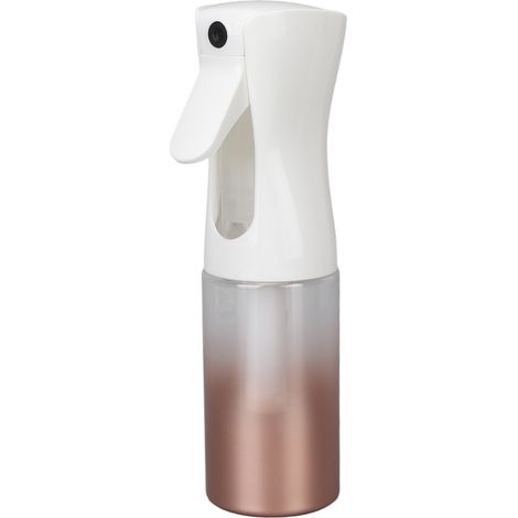 Bouteille pulvérisateur brume fine multifonction 200ml, vaporisateur continu pour coiffure, nettoyage, jardinage et soin de la peau, fini or rosé (1/5)