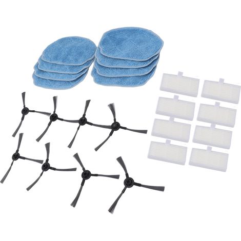 Kit d'accessoires pour aspirateur robot Mannv BR150 BR151, pièces de filtre de brosse latérale en tissu de vadrouille (1/5)