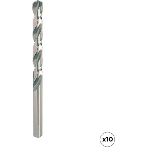 Broca para metal hss4341, rectificada, ø6,00 x 93,00 mm, 10 uds