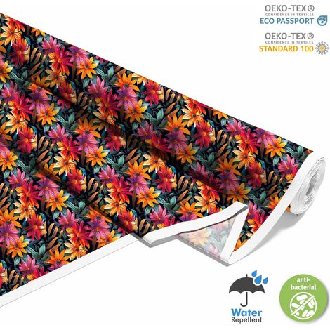 TESSUTI DECORATIVI PER ESTERNI OXFORD - Motivo Fiori I DX5661 (1/5)