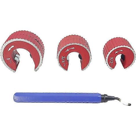 Ensemble de coupe-tubes en cuivre avec lame ronde et lame de finition, coupe-tubes 12 pouces pour couper les tubes en cuivre et en aluminium. (1/5)