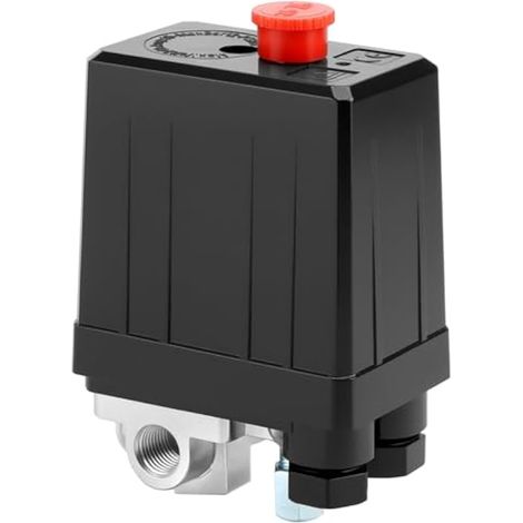 4 Voies pressostat compresseur d'air, interrupteur de pression 220V, vanne de contrôle pour compresseur d'air (1/5)