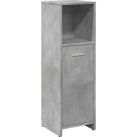 Maison Exclusive - Badezimmerschrank Betongrau 30x30x95 cm Holzwe