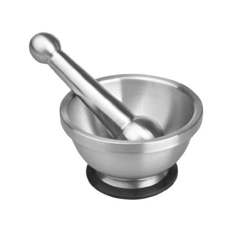 ibili Mortaio in acciaio inox 13,5 cm design moderno e durevole