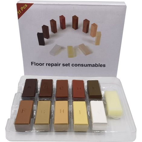 Kit de réparation stratifié – Outil de réparation pour rayures et puces – Matériau qualité supérieure – Pour plans de travail et meubles