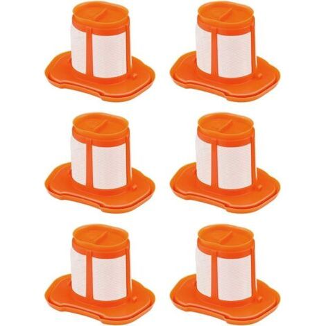 6 pièces Filtre pour Aspirateur Black Decker HHVKF10,Accessoire Pièces de rechange lavable (1/5)