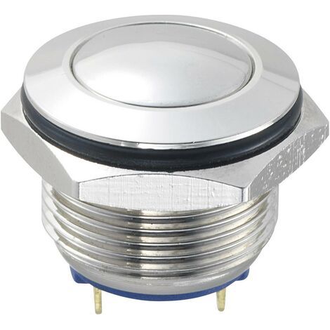 Bouton-poussoir antivandalisme TRU COMPONENTS GQ16B-10/J/N 701934 48 V/DC 2 A 1 x Off/(On) IP65 à rappel 1 pc(s)