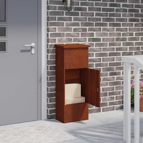 Boîte de dépôt de colis Rouillé 44.5 x 29 x 110.5 cm (1/5)