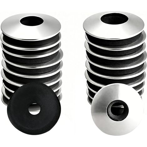Lot de 50 Rondelles Étanches M8 x 19 mm – Rondelles Inox avec Joint EPDM pour Vis, Rondelles d’Étanchéité pour Toiture, Métal et Fixations (1/5)