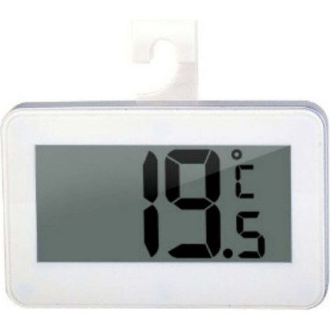 Thermomètre numérique de réfrigérateur, thermomètre de congélateur étanche, haute précision avec alarme et crochet pour cuisine et maison. Fiable pour la conservation des aliments. (1/4)