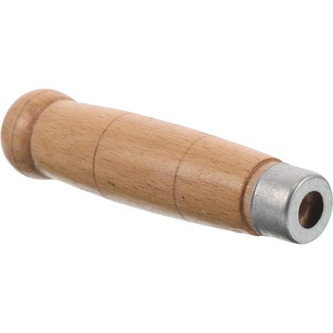 Poignée de Rechange en Bois pour Couteau Cuisine, Beige Manche Rétro Classique, Ergonomie Confortable, pour Lame, Prolonge la Durée de Vie des Outils (1/5)