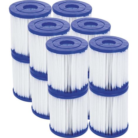 Filtre pour pompe a filtre type i - lot de 12 bestway 58093