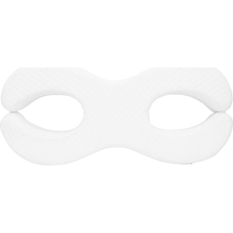 GARRYFIZH Oreiller Mémoire Mousse 2 Trous 9cm - Blanc, Lavable, pour Dormeur Latéral, Oreillette (1/5)