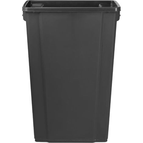 Poubelle Slim Noire 80 Litres - Jantex (1/4)