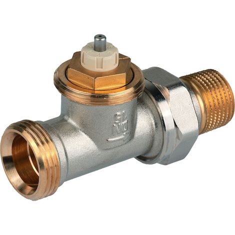 Corps de vanne thermostatique SX ms vern. Passage traversant 1/2'' des deux côtés G3/4'' AG
