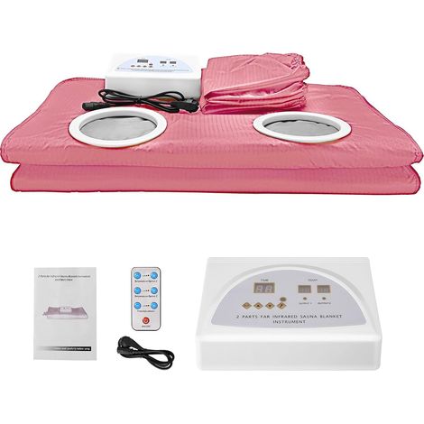 Kit de sauna Couverture de sauna surclassée à 2 zones for la perte de Weiht Corps Shaper Télécommande Sauna Chauffage Couverture de chauffage Minceur Thermal Home Spa Spa Chauffe-sauna pour bain de va (1/5)
