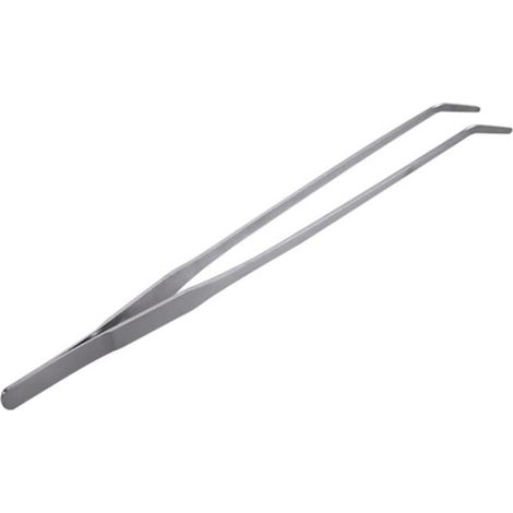 Pinces Pour Aquarium - Acier Inoxydable Droites Et Courbées 27 Cm - Outils D'aquascaping Et D'alimentation Pour Terrarium Reptiles Lézards Serpents - Lot De 2 (1/5)