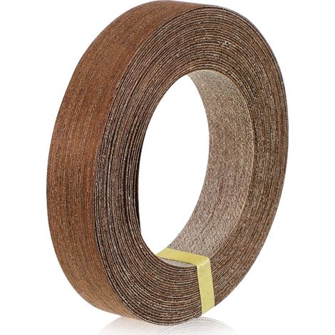 1 rouleau de bande de chant en bois véritable, bande de placage en bois robuste pour meubles et armoires, installation facile, durable et ajustable pour le bricolage et la restauration de meubles. (1/5)