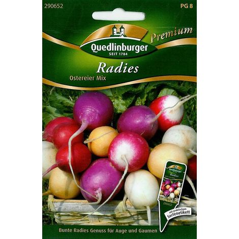 Quedlinburger Radies Ostereier Mix - Gemüsesamen (1/2)