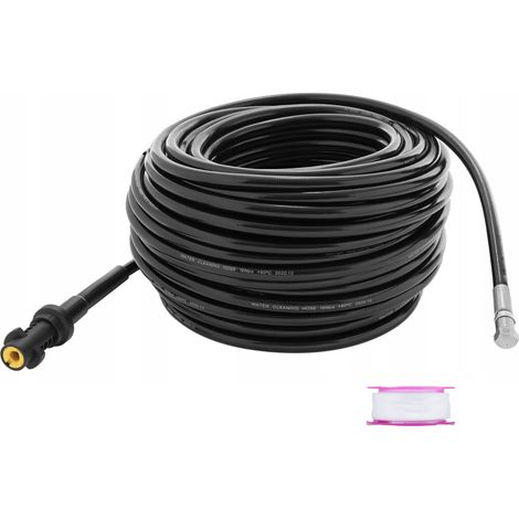 Manguera de limpieza de alcantarillado de 20 m para Karcher K2 K3 K4 K5 K6 K7 HD HDS