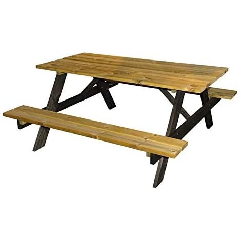 EDM Mesa de picnic 150x153x67cm