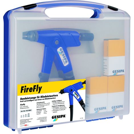 GESIPA Blindnietmutternzange FireFly+Dorn u. Mundstück M5 (1/4)