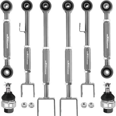 Verstellbares Sturz- und Nachlaufarm-Kit, Stahlmaterial, Länge 68,5 cm, Breite 19,9 cm, Höhe 13 cm, Gewicht 8500 g (1/5)
