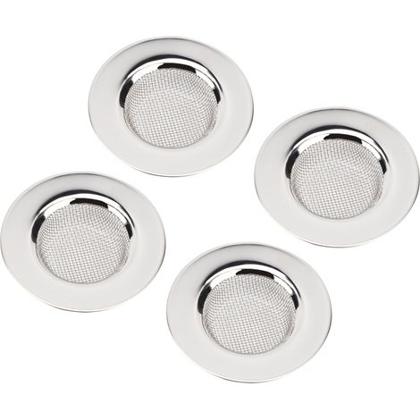 4 Pièces Filtres Acier Inoxydable pour Évier de Cuisine, Outils de Filtration Portables, Grilles de Drain pour Salle de Bain (1/5)
