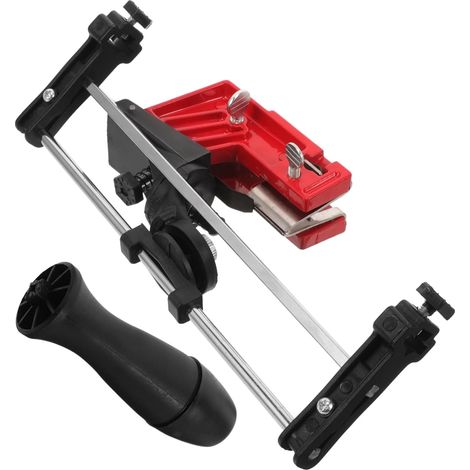 Guide D’affûtage de Chaîne de Tronçonneuse Inoxydable, 1 Set  Compatible Toutes les Chaînes, Plastique, pour Débutants, Portable, Simple à Utiliser (1/5)