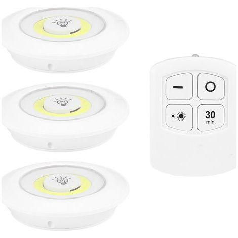 Fernbedienung LED-Unterbauleuchte, dimmbares COB-Nachtlicht für Küche, Kleiderschrank (1/5)