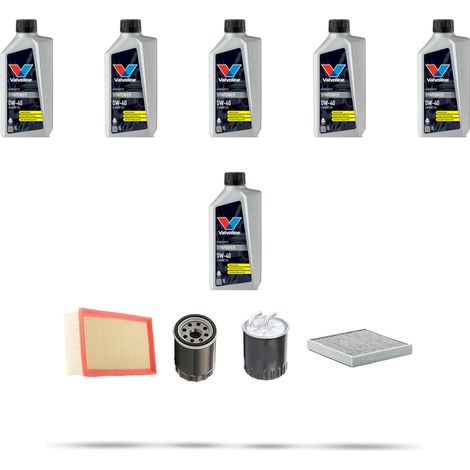 Kit tagliando 4 FILTRI e 6L OLIO compatibile con Mitsubshi Colt VI (Z30) 1.5 DiD 70KW Dal 2004 (1/5)