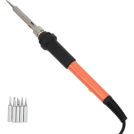 Kit de 20 fers à souder électriques à température réglable sans interrupteur, outils de soudage, 220 V CA, prise européenne (1/5)