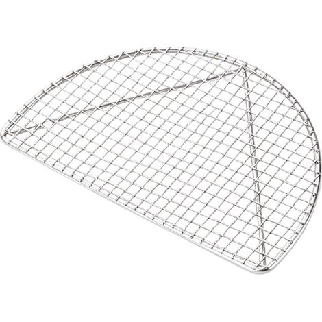 Rete per friggere in acciaio inox, piccolo supporto semicircolare