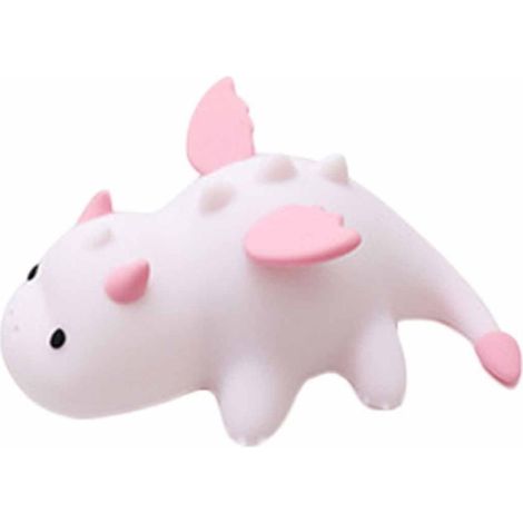 Veilleuse Dinosaure - En Silicone Souple - 15,7 cm - Lumière Ambiante RGB - Pour Chambre d'Enfant - 1 Pièce (1/5)