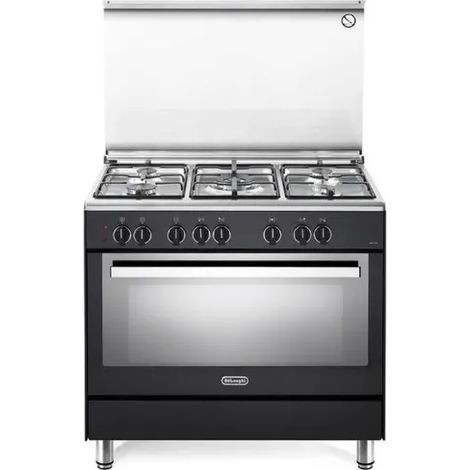 Cucina DeLonghi PEM 96 SG 90 cm 5 fuochi gas forno elettrico 87 L - Antracite
