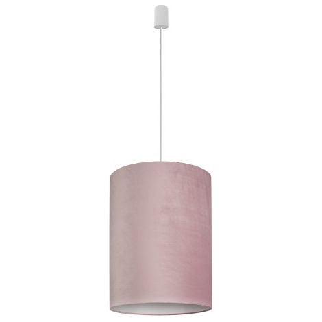 Suspension Nowodvorski BARREL velours rose Ø36cm E27