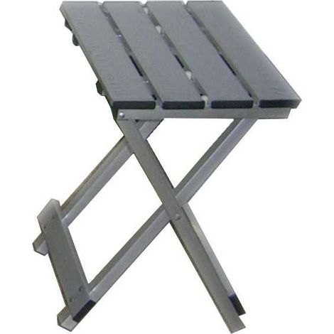 Taburete de aluminio para camping 30x25 h 40 Vette 06205