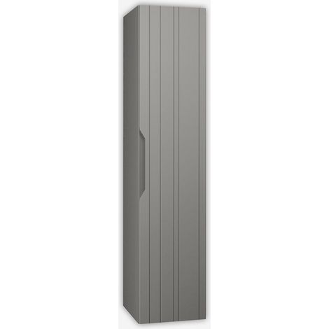 Solmira 160 Wandhängende Badezimmer-Kommode aus MDF, beidseitig nutzbar - Grau
