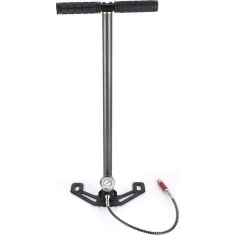3-stufige Handpumpe aus Wolframstahl, 0–6000 psi Hochdruck, für PCP-Luftgewehre, Bootsreifen, Ballons – ölfreie Ausführung (1/5)