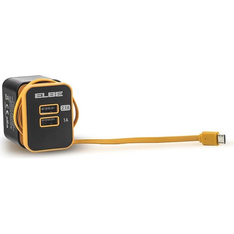 CARGADOR RED 2PUERTOS USB 2,1A + 1A