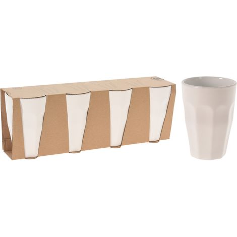 SET 4 TAZZE MUG IN PORCELLANA 330ML 9X12CM
