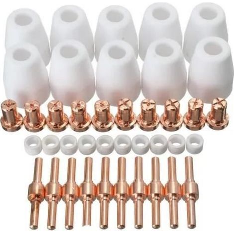 40pcs Consommable pour découpeuse plasma CUT-40 50 PT-31 LG-40 Coupe (1/5)