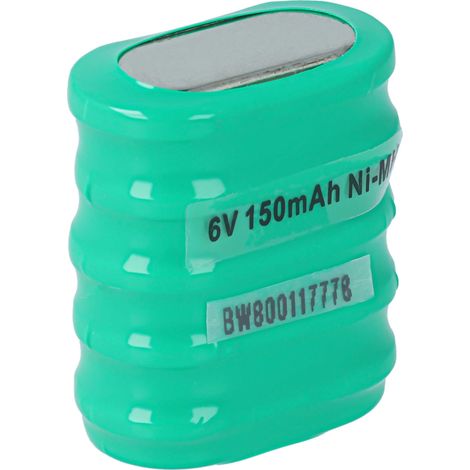 vhbw NiMH pile bouton de remplacement pour type 5/V150H 150mAh 6V convient pour les batteries de modélisme etc. (1/4)